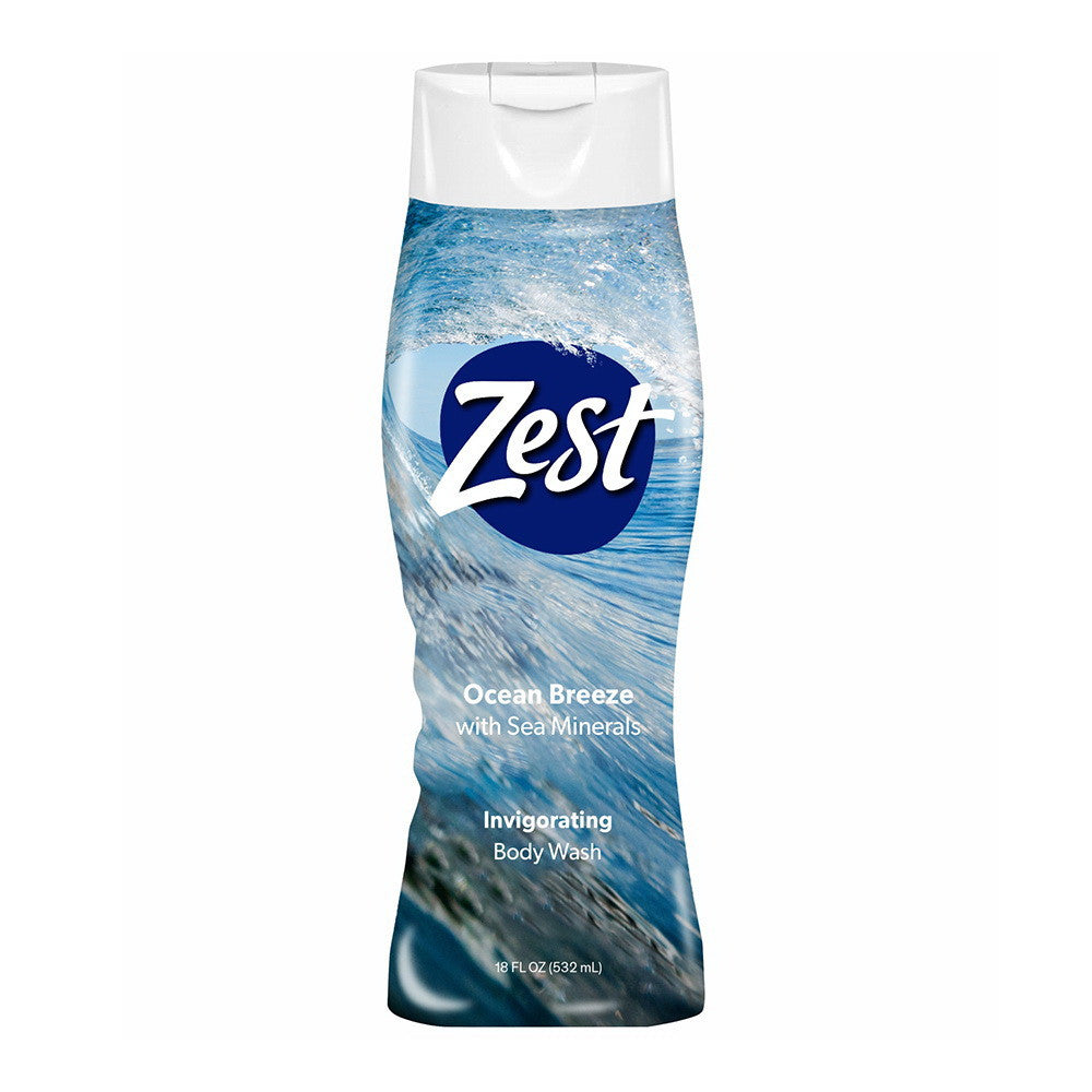 Zest Body Wash, Ocean Breeze, 18 Oz